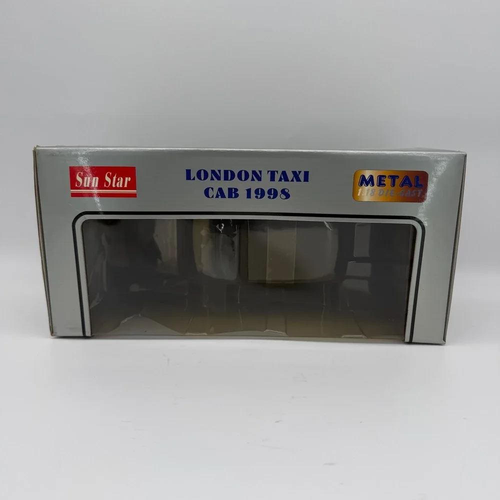 SUN STAR London Taxi Cab 1998 Diecast Model Car 1:18